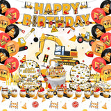 Construction Birthday Decorations Excavator Party Decorations