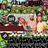Football Party Supplies Kit Serve 24 Football Party Decorations