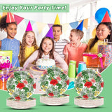 100pcs 7inch Aloha Floral Plates Hawaiian Luau Party Supplies