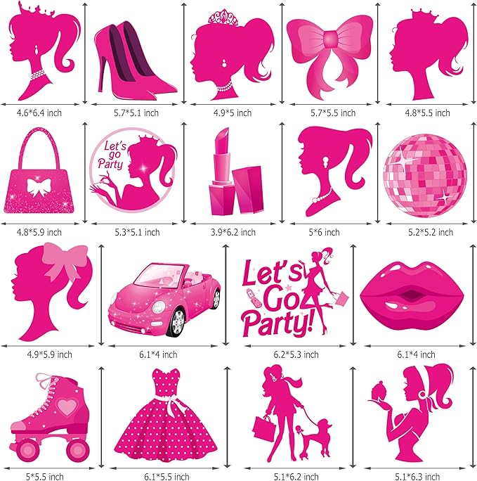 Hot Pink Girl Party Hanging Swirls Pink Party Swirl Ceilings Pink