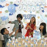 43Pcs Sea You Soon Baby Shower Decorations Under the Sea Baby Shower