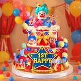 Knana 27Pcs Circus Cake Toppers Circus Cake Decorations Circus Theme