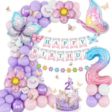 2nd Birthday Decorations for Girl 2 Year Old Bday Decor Girl