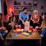 48PCS Movie Night Party Supplies 24 Snack Boxes 12 Food Trays 12