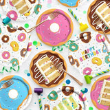 Donut Party Supplies Kit for 24 Sweet 1st Birthday Two Sweet and