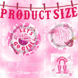 Pink Cowgirl Party Supplies Serves 20 - Nashville Bachelorette Party