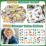 146pcs Dinosaur Party Favors Dinosaur Birthday Party Supplies & Non
