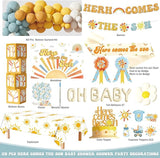 Here Comes the Son Baby Shower Decor 119 PCs Boys Boho Baby Shower