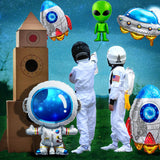 8 Pcs 31.5 Inch Inflatable Alien Balloons Alien Party