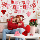 Valentines Day Decorations Kit 31 PCS Valentine's Swirl Hanging