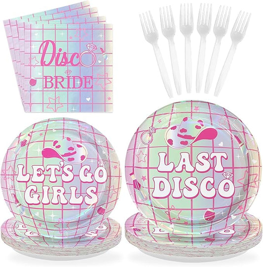 96Pcs Last Disco Bachelorette Party Decorations Disco Ball