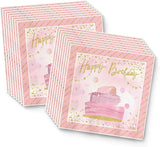 Sweet 16 Pink and Gold Birthday Party Supplies Set Plates Napkins