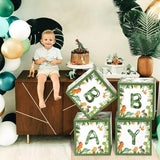 Dinosaur Baby Shower Decorations Box Green Jungle Dinosaur Baby