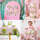 273 PCS Bear 1st Birthday Decorations All in One Baby Girl 1st
