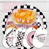 96 Pcs Two Cool Dude Birthday Party Decorations Pink 2nd Birthday
