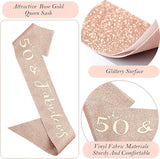 50th Birthday Gifts Decorations for Women Including 50th Cake