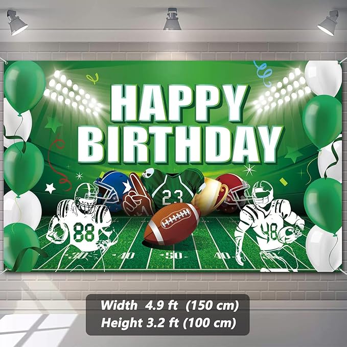 Football Party Supplies Tableware Set Football