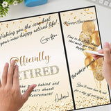 Black Gold Retirement Decorations Officially Retired Alternative