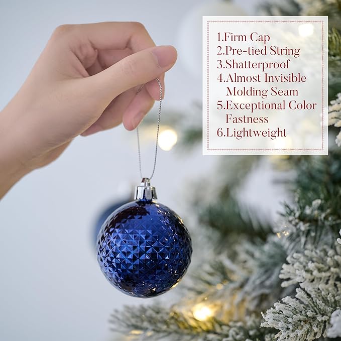 Valery Madelyn Christmas Tree Decorations Ornament Set, 50ct 2.36 #21