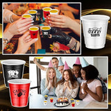 150 Pcs Casino Party Cups 2 oz Plastic Shot Glass Poker Tumbler for
