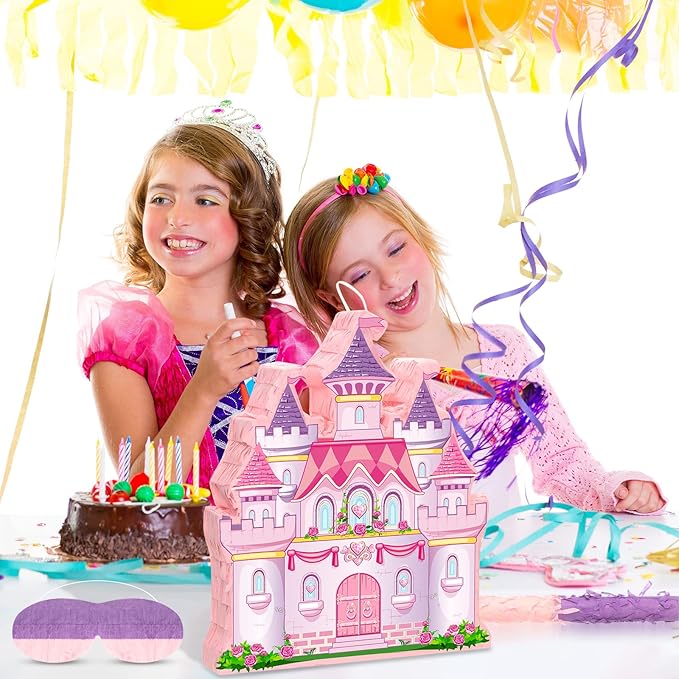Princess Castle Piñata Bundle Girl Princess Party Piñata Set Include