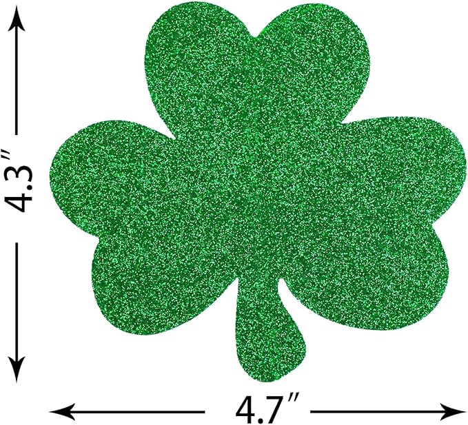 12PCS St Patrick's Day Shamrock Decorations Lucky One Birthday