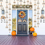 Halloween Party Decoration Black Orange Spooky Rainbow Hanging