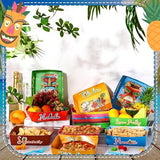 48 Pack Hawaii Party Paper Tray Aloha 5lb Tiki Paper Disposable Boat