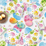 102 Pcs Easter Party Decorations Set Spring Watercolor Eggs Paper