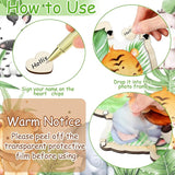 63 Pcs Safari Animal Baby Shower Guest Book Alternatives Set Baby