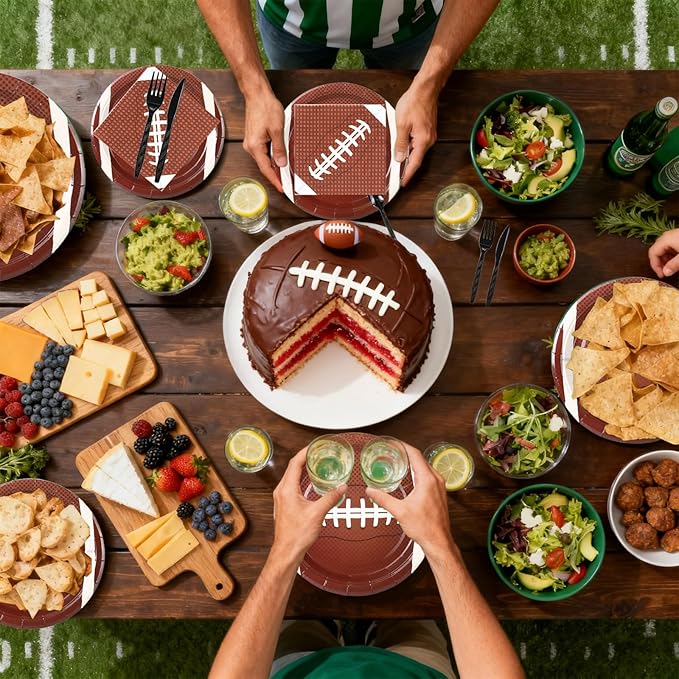 149 Pcs Football Party Decorations Kit for 24 Guests All in One Kit