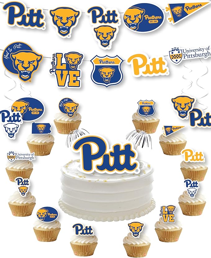 The Pitt Party Supplies for Football, Birthday Gift, Graduation Party