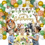 Jungle Safari Birthday Party Decorations 127 Pcs Zoo Safari Animal