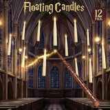 Halloween Decorations Floating Candles with Wand 12 Pcs Magic