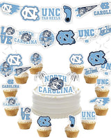 UNC Party Supplies for Football, Birthday Gift, Graduation Party