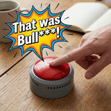 Bullshit Button – The Official Hilarious BS Button with Sound Effects