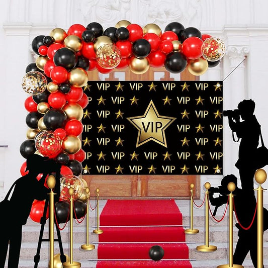 Vip Party decorations Red Carpet Party Decorations with VIP