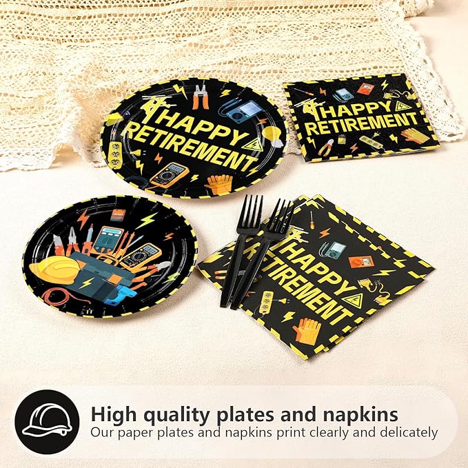 96Pcs Electrician Retirement Party Decorations Power Electrician