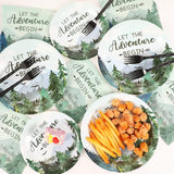 Adventure Awaits Baby Shower Tableware Let The Adventure Begin