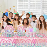 168Pcs Mermaid Birthday Decorations Mermaid Party Supplies Includes