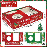 32Pcs Christmas Party Supplies Movie Night Paper Snacks Boxes