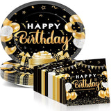 Birthday Oval Paper Plate 11inch Large Happy Birthdays Plates and