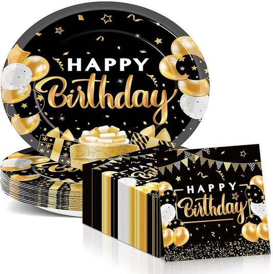 Birthday Oval Paper Plate 11inch Large Happy Birthdays Plates and