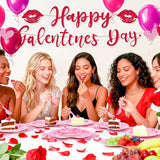 109PCS Happy Galentine's Day Party Supplies Pink Love Heart