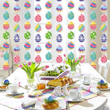 Easter Egg Party Decoration Garland 8pcs Pastel Rainbow Spring