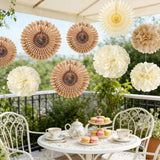 SUNBEAUTY Brown Party Decorations Boho Wedding Party Decor Brown