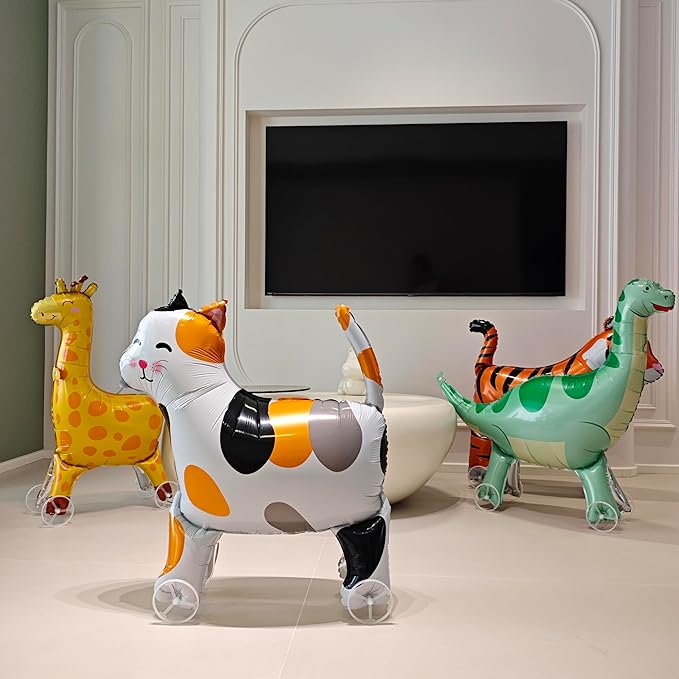 Self Standing Large Green Dinosaur Animal Balloon Walking With
