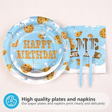 96Pcs Milk and Cookies 1st Birthday Decorations One Sweet Cookie