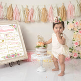 MADENG Floral Greens 1st Birthday Outfit - Bohemian Woodland Camping