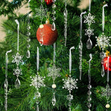 Christmas Tree Decoration Crystal Ornaments - 32pcs Acrylic Christmas